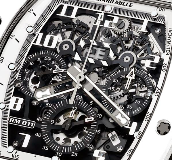 Richard Mille Replica Watch RM 011 Flyback Chronograph White Ghost